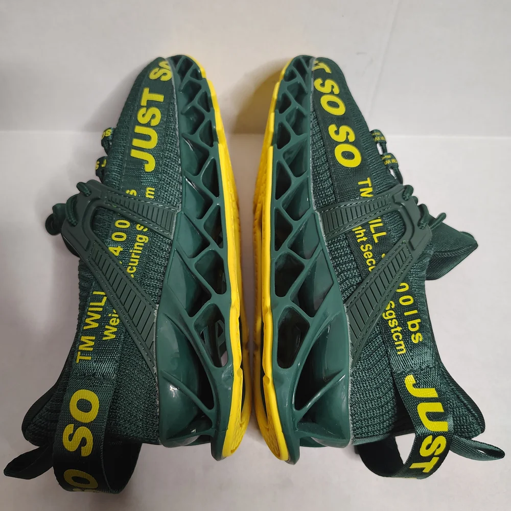 Just So So Womens Shoes Yellow/Green Size EU Size 39 US 8.5 Athletic Sporty New